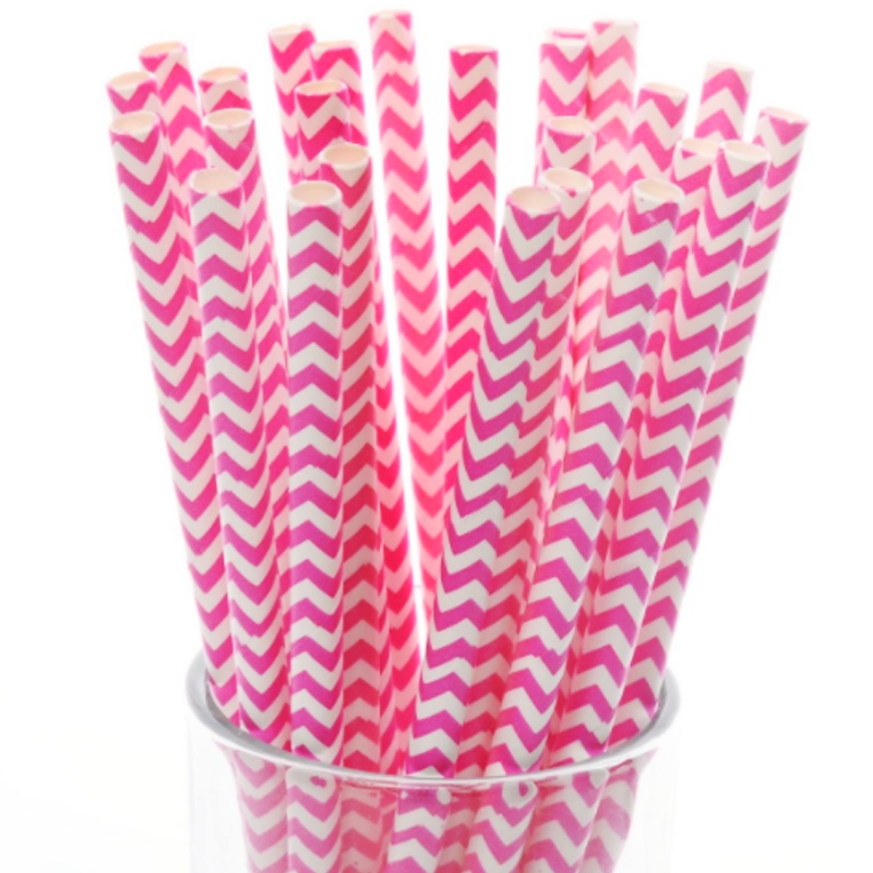 Wavy paper straw